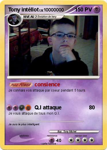 Pokemon Tony intéllot
