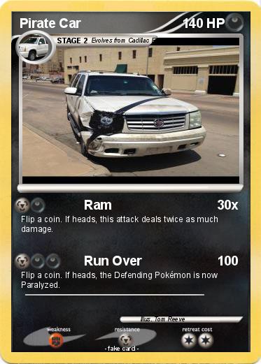 Pokemon Pirate Car