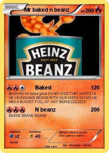 Pokemon Mr baked n beanz