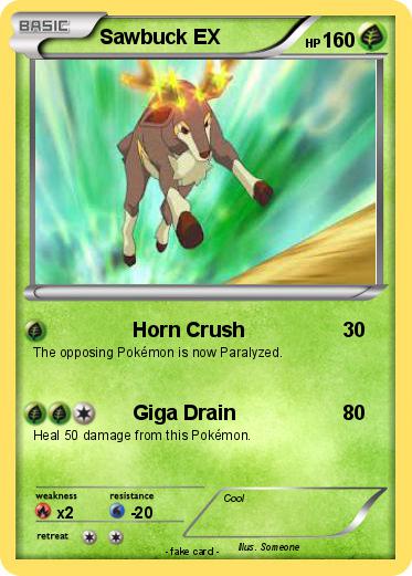 Pokemon Sawbuck EX