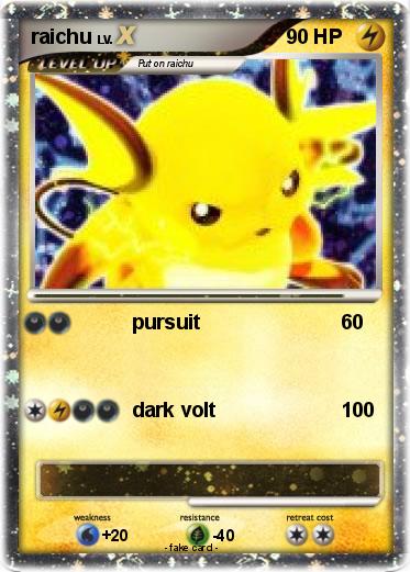 Pokemon raichu
