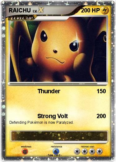 Pokemon RAICHU