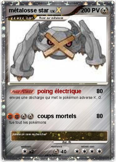 Pokemon métalosse star