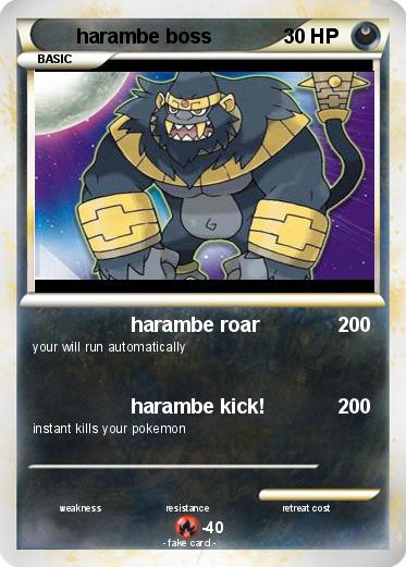 Pokemon harambe boss