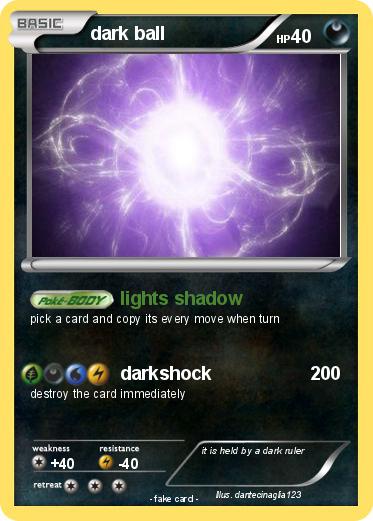 Pokemon dark ball