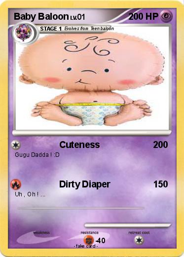 Pokemon Baby Baloon