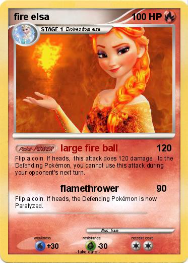 Pokemon fire elsa