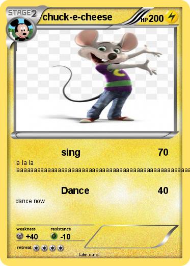 Pokemon chuck-e-cheese