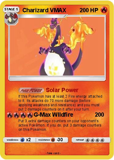 Pokemon Charizard VMAX