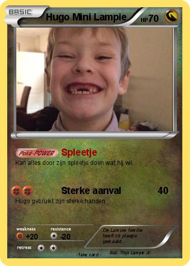 Pokemon Hugo Mini Lampie