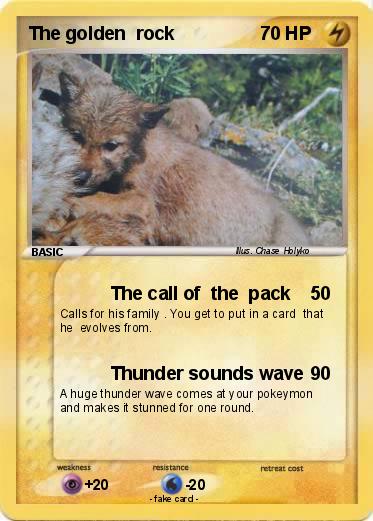 Pokemon The golden  rock