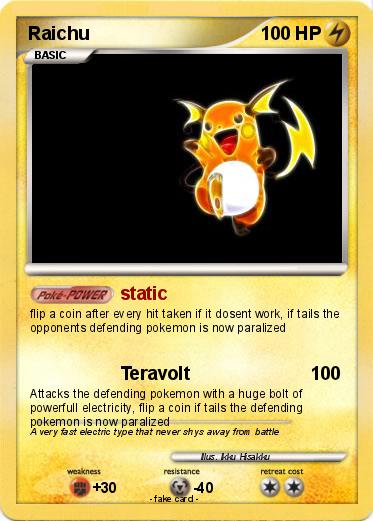 Pokemon Raichu