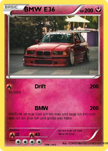 Pokemon BMW E36