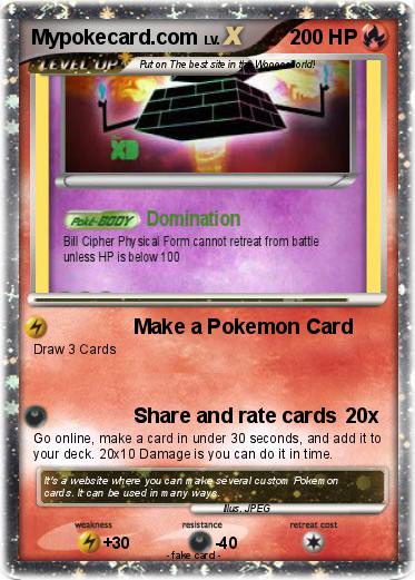 Pokemon Mypokecard.com