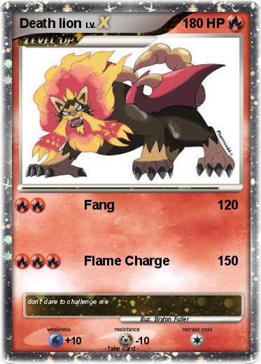 Pokemon Death lion