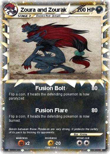 Pokemon Zoura and Zourak