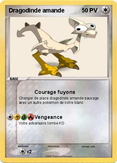 Pokemon Dragodinde amande 