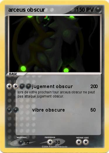 Pokemon arceus obscur