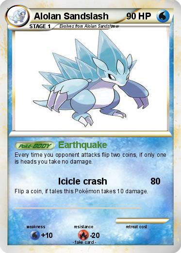 Pokemon Alolan Sandslash