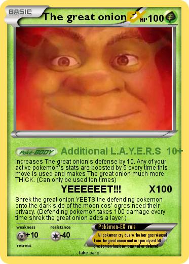 Pokemon The great onion