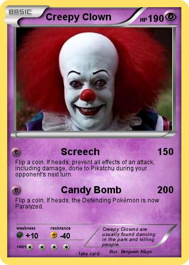 Pokemon Creepy Clown