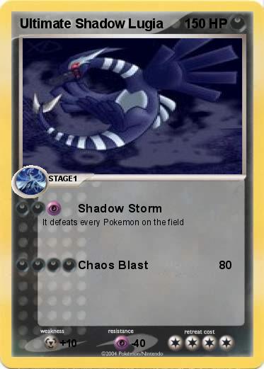 Pokemon Ultimate Shadow Lugia 