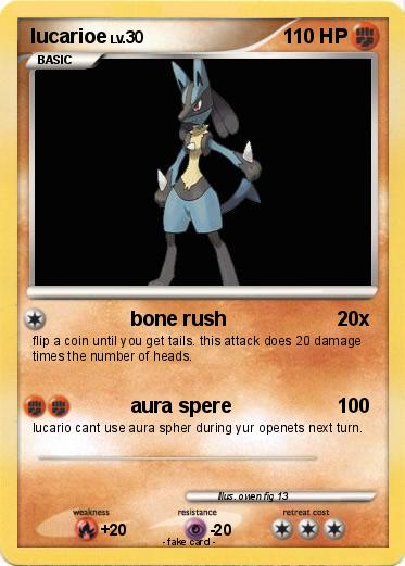 Pokemon lucarioe