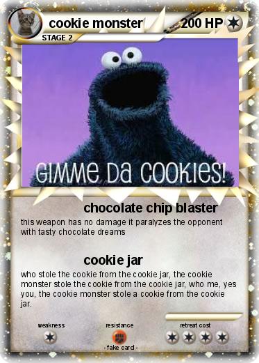 Pokemon cookie monster