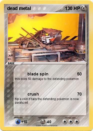 Pokemon dead metal