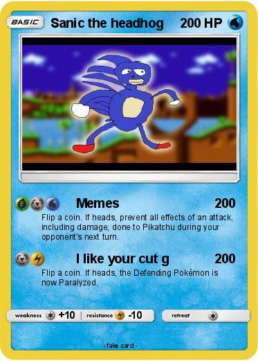 Pokemon Sanic the headhog
