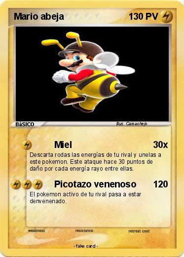 Pokemon Mario abeja