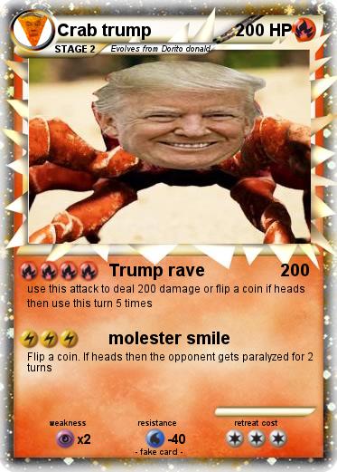 Pokemon Crab trump