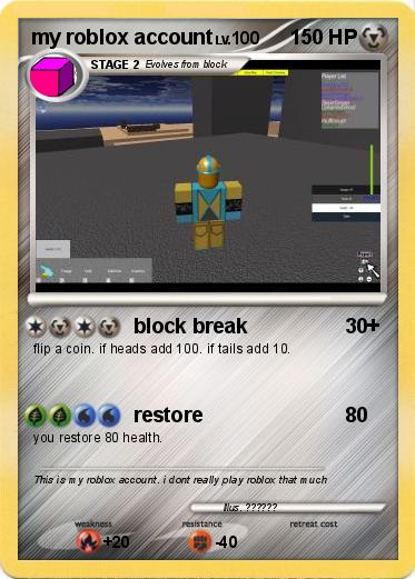 Pokemon my roblox account