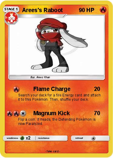 Pokemon Arees's Raboot
