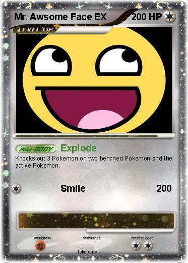 Pokemon Mr. Awsome Face EX                                                                                              6