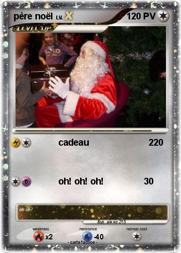 Pokemon père noël