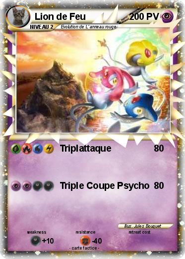 Pokemon Lion de Feu