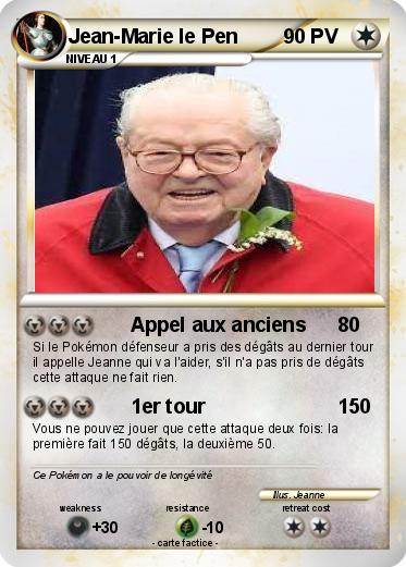 Pokemon Jean-Marie le Pen