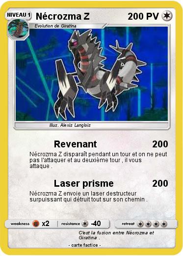 Pokemon Nécrozma Z