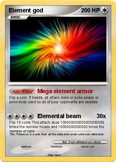Pokemon Element god