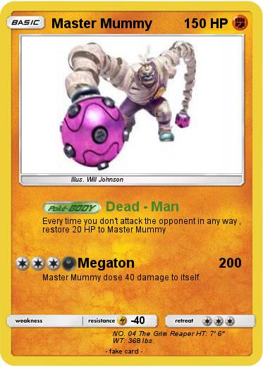 Pokemon Master Mummy