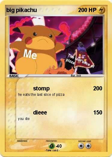Pokemon big pikachu