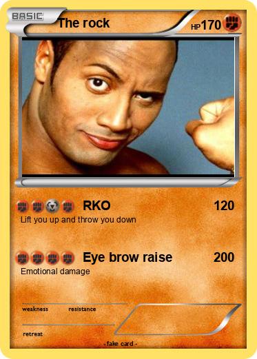 Pokemon The rock