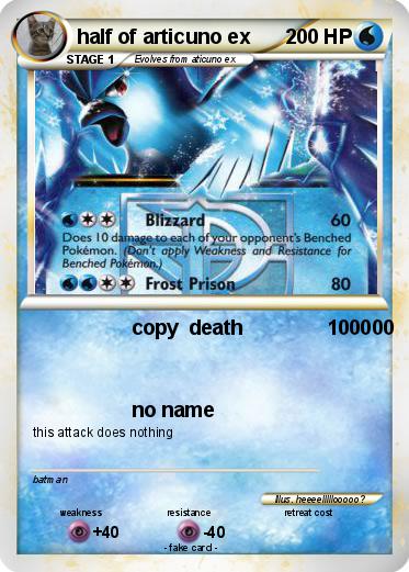 Pokemon half of articuno ex