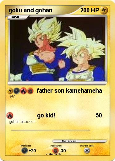 Pokemon goku and gohan