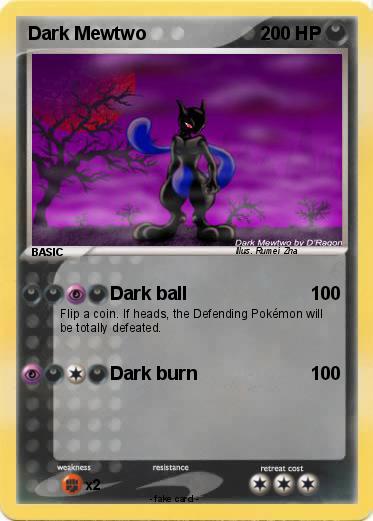Pokemon Dark Mewtwo