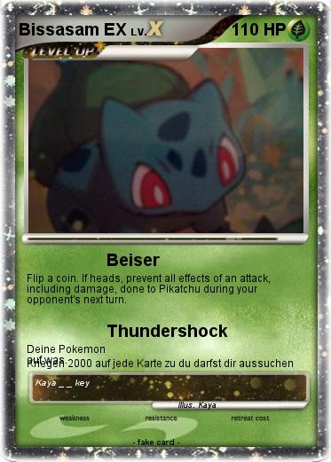 Pokemon Bissasam EX