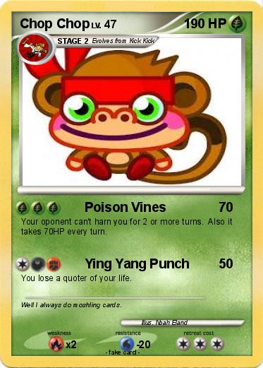 Pokemon Chop Chop