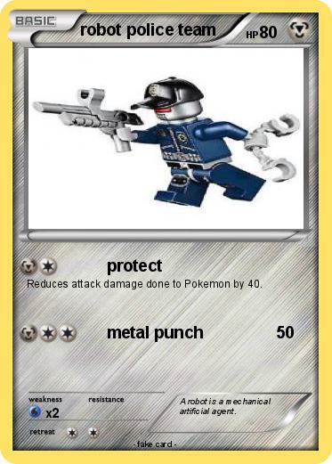 Pokemon robot police team
