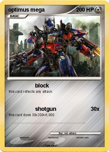 Pokemon optimus mega